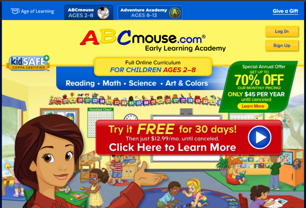 ABC Mouse – Early Learning Academy
