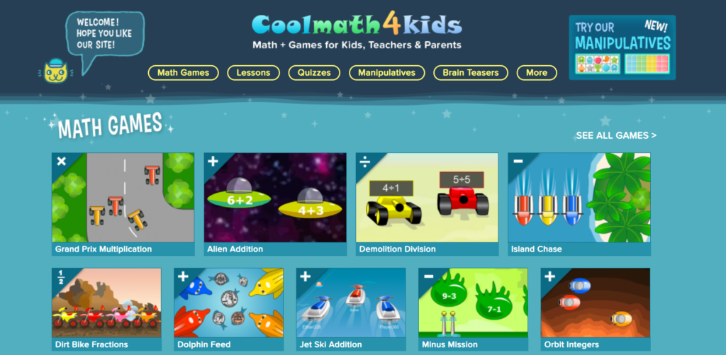 Coolmath4kids – Math Fun for Young Explorers