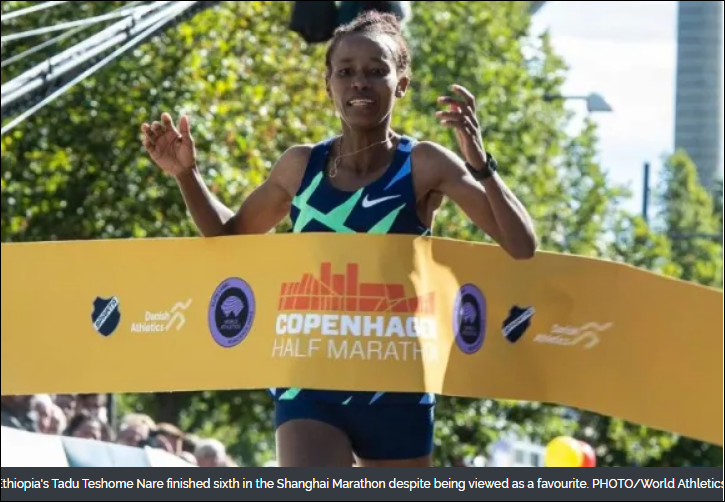 Ethiopia’s Yirga stars in Shanghai Marathon, outclasses Kenyan rivals