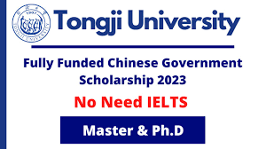 Tongji University Chinese Government Scholarship 2024
