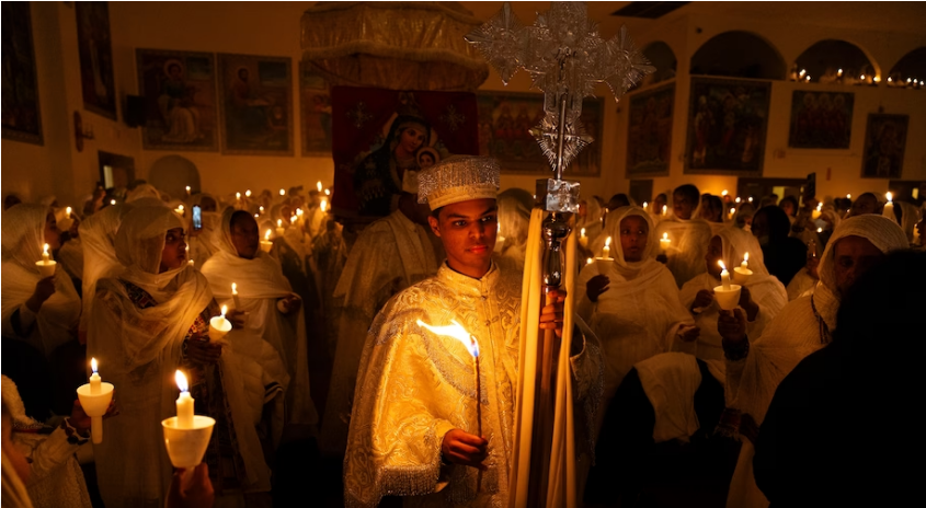 A candlelit Orthodox Christmas in D.C. with an Ethiopian vibe