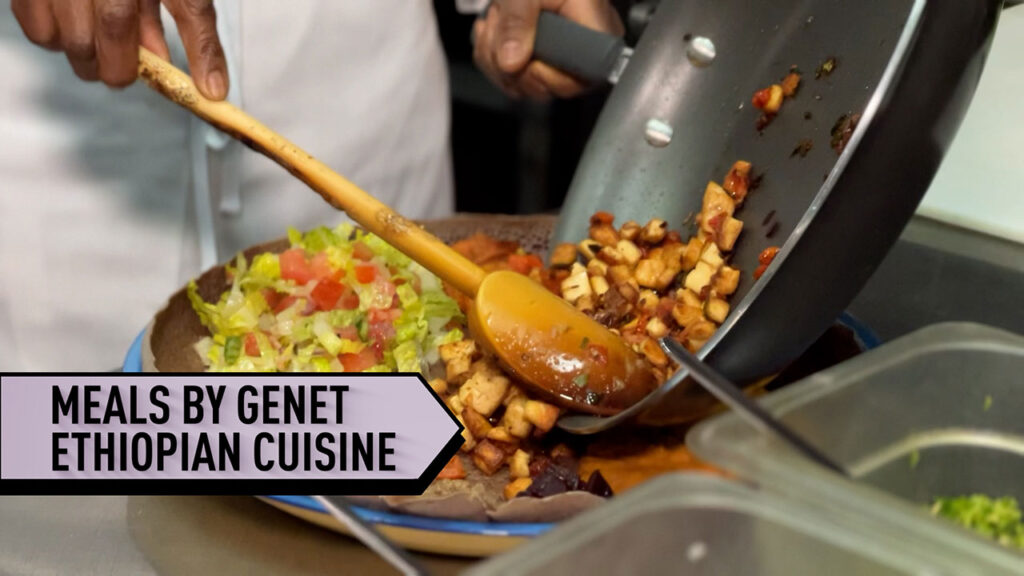 Little Ethiopia’s Meals by Genet featured on Freeform’s Chrissy & Dave Dine Out