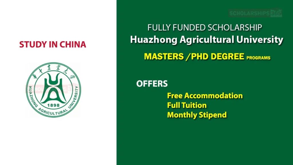 Huazhong Agricultural University China Scholarship 2025