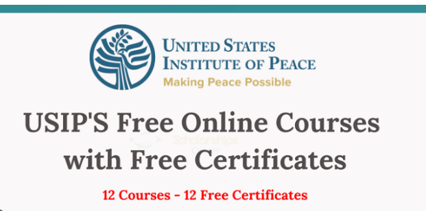 USIP Free Online Courses 2024 with Free Certificates