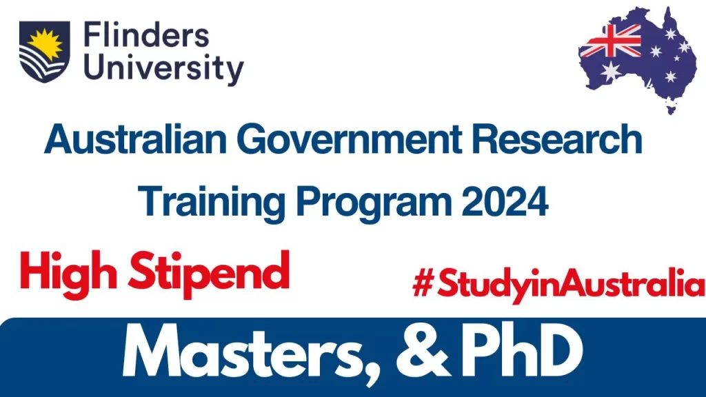 Flinders University Australian Government Research Training Program 2024