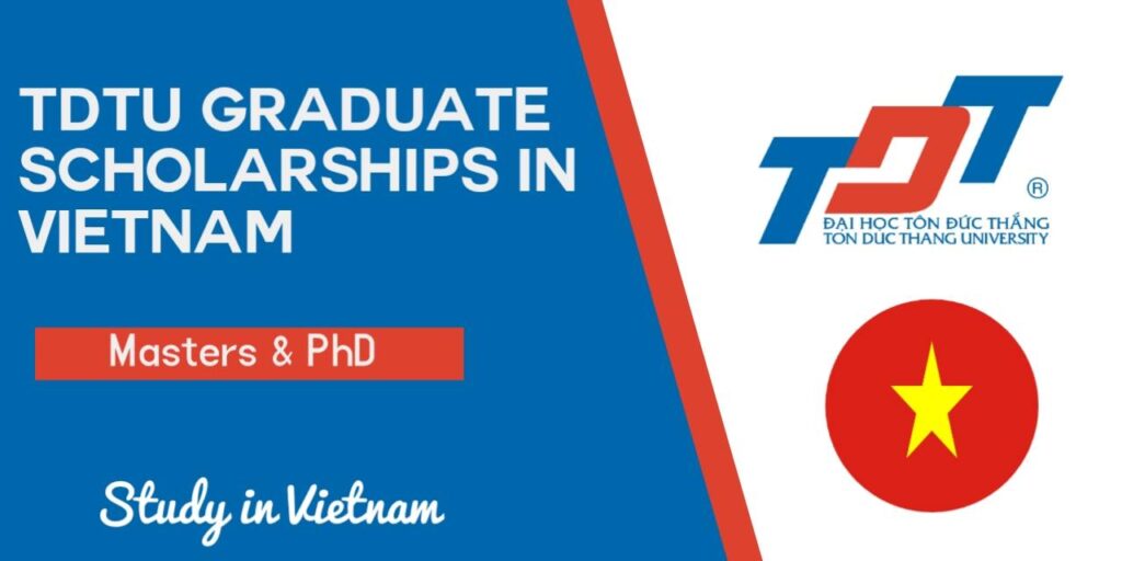 TDTU International Graduate Scholarship 2024-25 in Vietnam