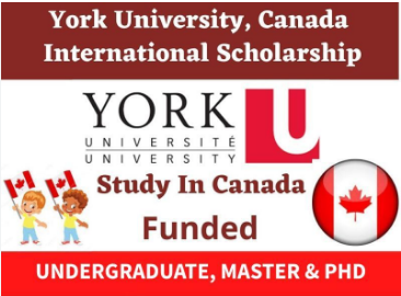 York University International Scholarship In Canada 2025