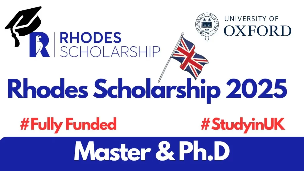 Rhodes Scholarship 2025 at the University of Oxford