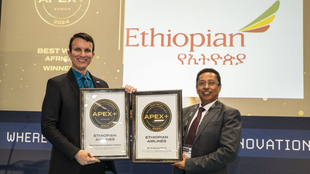 Ethiopian wins ‘Best Entertainment’ and ‘Best Wi-Fi’ in Africa