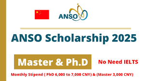 ANSO Scholarship 2025 in China