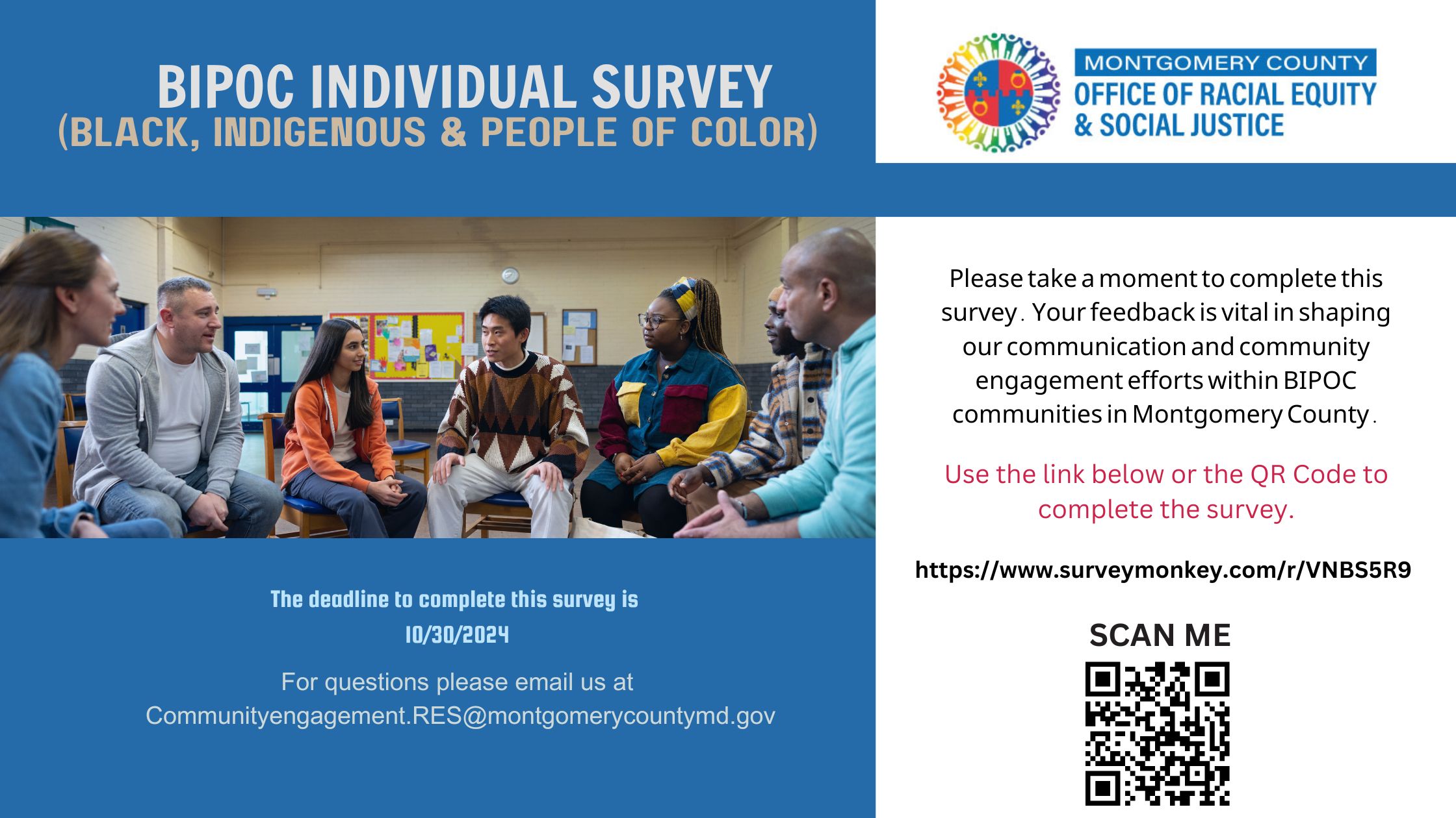 Diaspora Community in Montgomery County – A call to Participate in the Racial Equity and Social Justice Survey