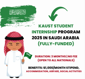 KAUST Internship 2025 in Saudi Arabia