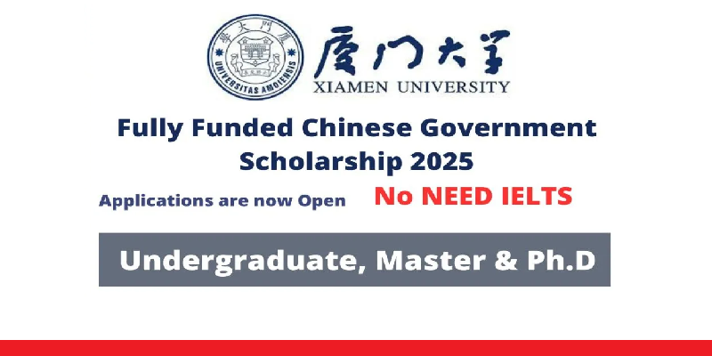 Xiamen University CSC Scholarships 2026 in China