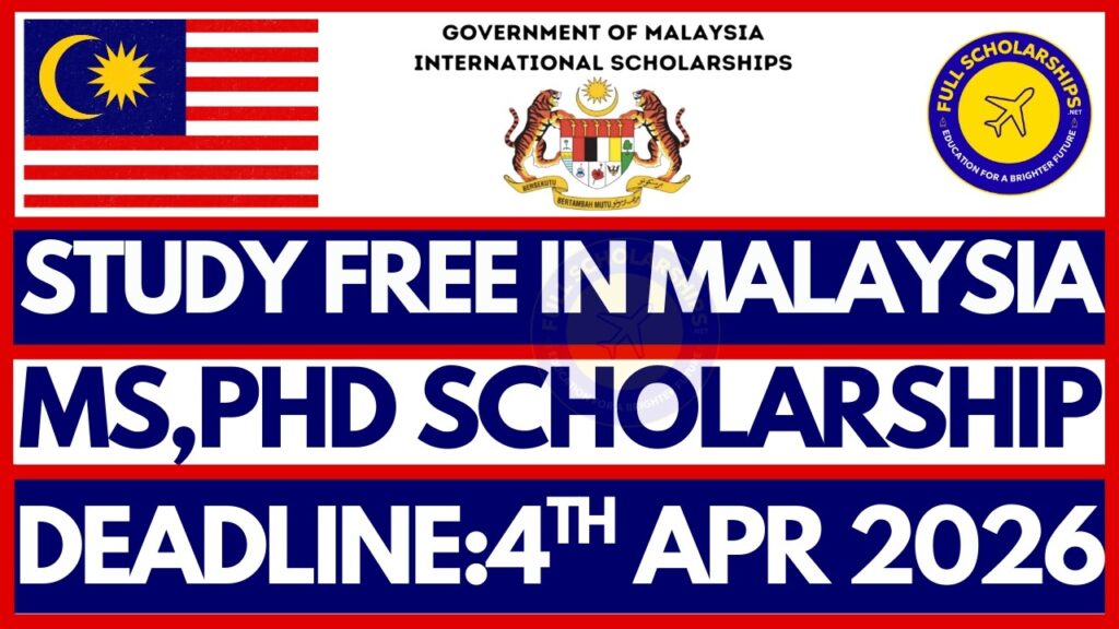 Malaysian International Scholarship MIS 2026 in Malaysia