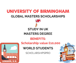 University of Birmingham Scholarships 2026 in United Kingdom