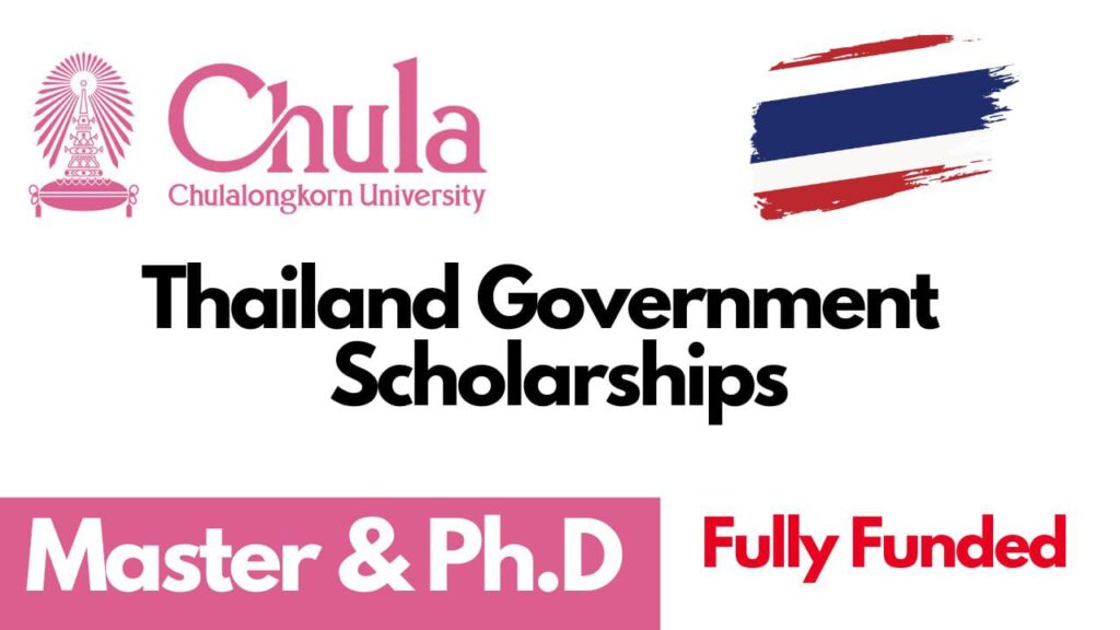 Chulalongkorn University Scholarships 2027 in Thailand